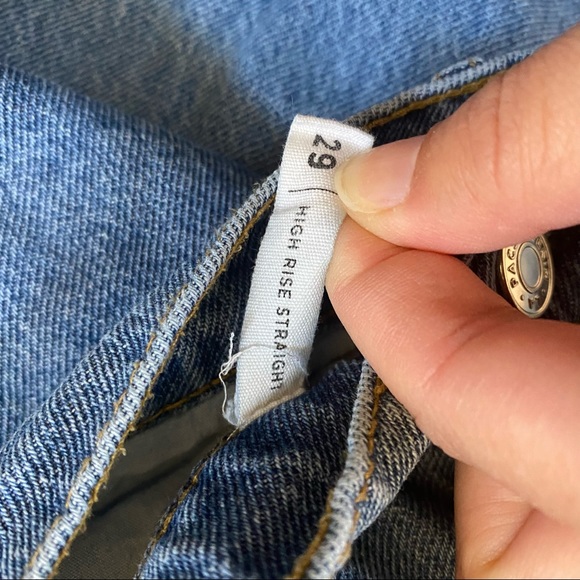 PacSun High Rise Straight Jeans - Picture 5 of 6